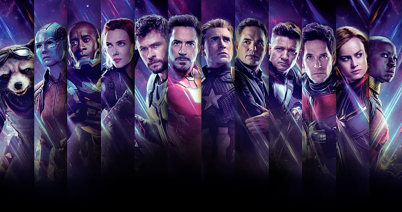 Avengers Endgame movie poster collage