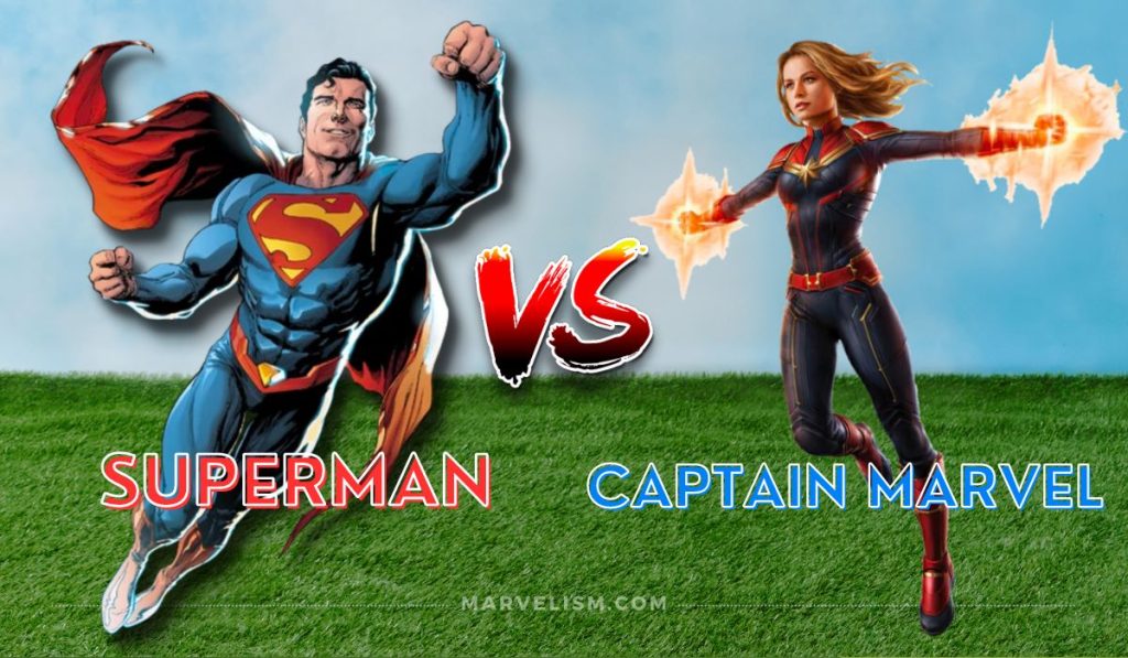 Superman vs Captain Marvel, fight